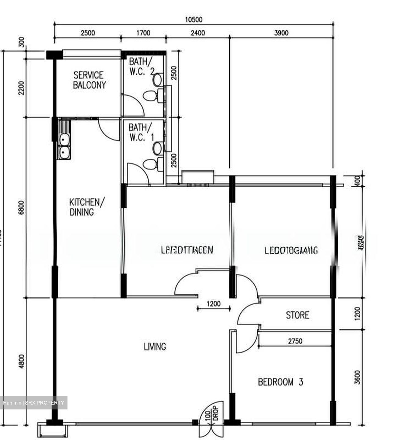 Blk 873 Woodlands Street 81 (Woodlands), HDB 4 Rooms #564329401